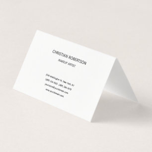 Carte De Visite Tendance Noir Blanc Professionnel Design Moderne