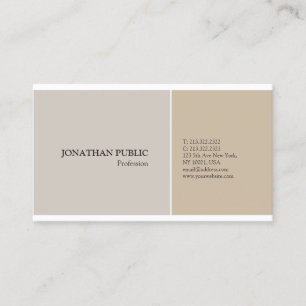 Carte De Visite Tendance Professionnel Moderne Élégant Couleurs ha