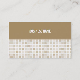 CARTE DE VISITE tendance tuiles modernes or