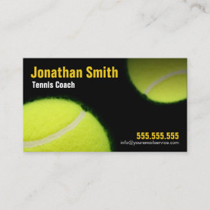 Carte De Visite Tennis donnant des leçons particulières pour