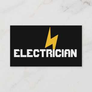 Carte De Visite Tension Electricien Electric Electricity Company
