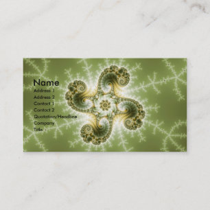 Carte De Visite Tentacles Curieux - Art Fractal