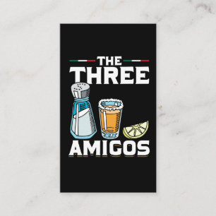 Carte De Visite Tequila Boire Fun Salt Lime Humour Alcool Blagues
