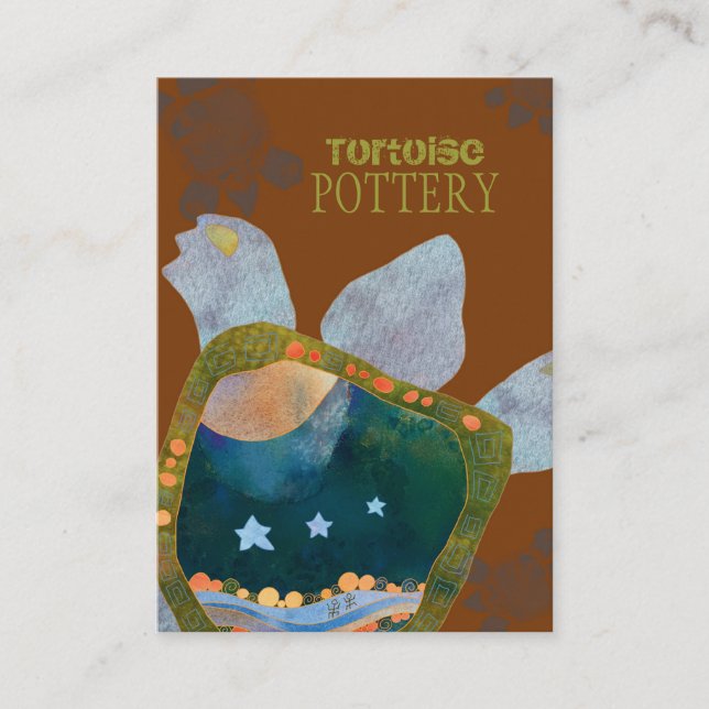 Carte De Visite Terme unique Sedona Tortue Poterie (Devant)