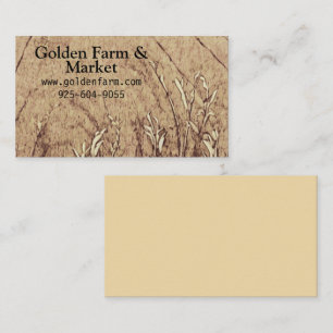 Carte De Visite Terrain rustique grain de ferme antique