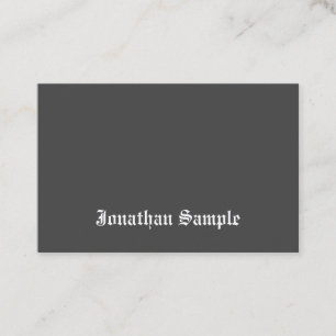 Carte De Visite Texte anglais ancien nostalgique noir et blanc ten