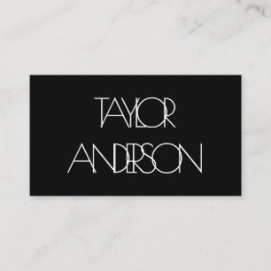 Carte De Visite Texte brouillé