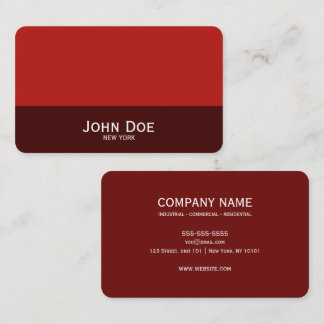 Carte De Visite TEXTE PERSONNALISÉ - Créez votre propre minimalist