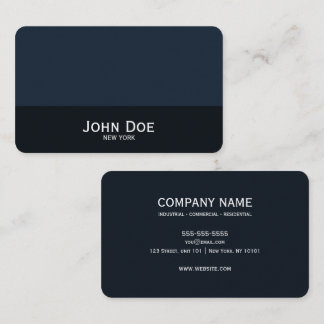 Carte De Visite TEXTE PERSONNALISÉ - Créez votre propre minimalist