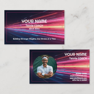 Carte De Visite 🎾Texte personnalisé, Mode N'importe quel entraîne