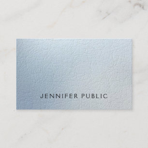 Carte De Visite Texture attrayante Look Glam Moderne Plain Luxe