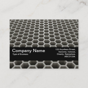 Carte De Visite Texture Band V2 - Perspective nid d'abeille chaude