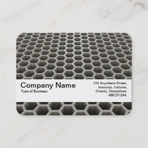 Carte De Visite Texture Band V2 - Perspective nid d'abeille chaude