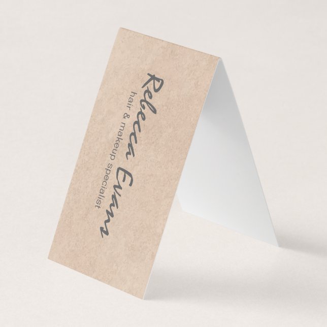 Carte De Visite Texture (beige) (Devant)