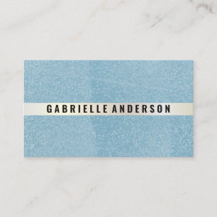 Carte De Visite Texture bleu lisse
