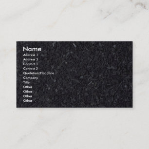 Carte De Visite Texture de charbon