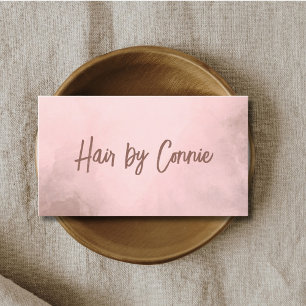Carte De Visite Texture élégante Pastel Coiffeur stylé