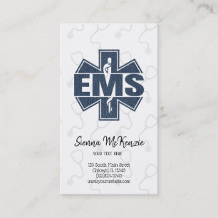 Carte De Visite Texture EMS Denim