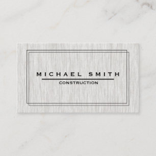 Carte De Visite Texture en bois moderne et minimale de