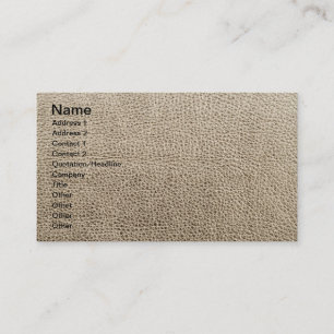 Carte De Visite Texture en cuir