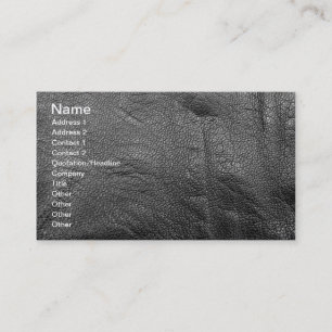 Carte De Visite Texture en cuir