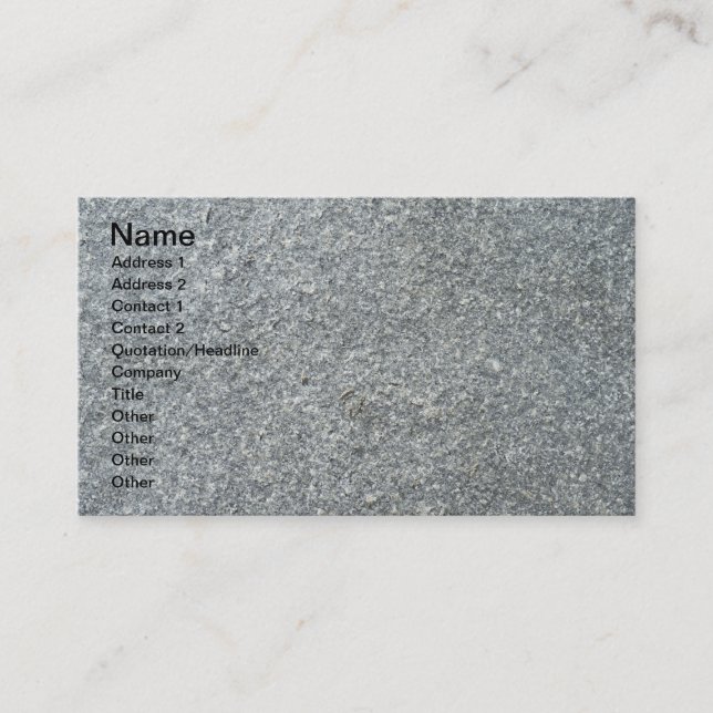 Carte De Visite Texture granite (Devant)