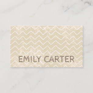 Carte De Visite Texture Grunge Wood Motif croisé