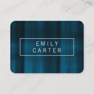Carte De Visite Texture moderne bleue