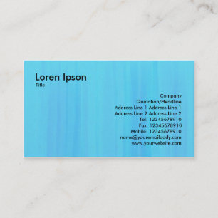 Carte De Visite Texture peinte en bleu