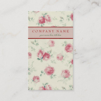 Carte De Visite Texture rose vintage de roses