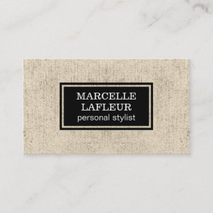 Carte De Visite Texture   Rustique   Noir
