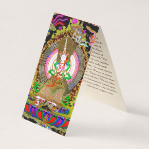 Carte De Visite Thangka oriental Cool Usnisa Sitatapatra