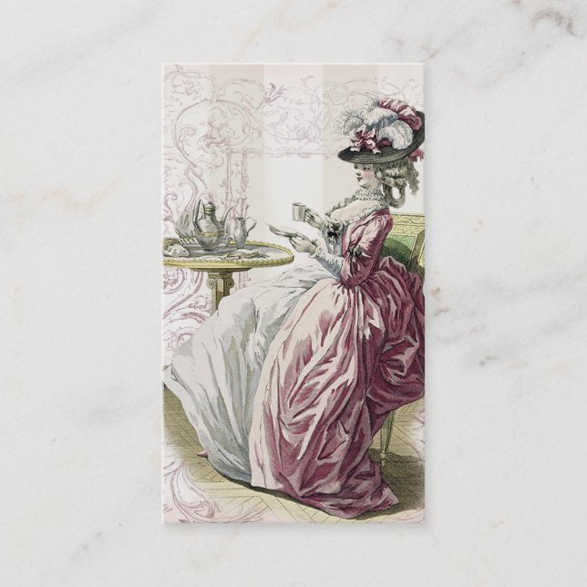 Carte De Visite Thé de l'après-midi ! (Devant)