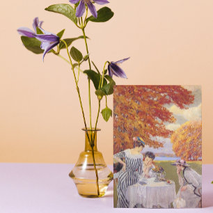 Carte De Visite Thé de l'après-midi dans le parc