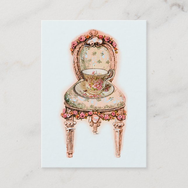 Carte De Visite Thé et Symphonie (Devant)