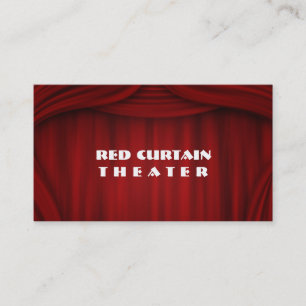 Carte De Visite Théâtre Entertainment Interprète Comédien Magicien