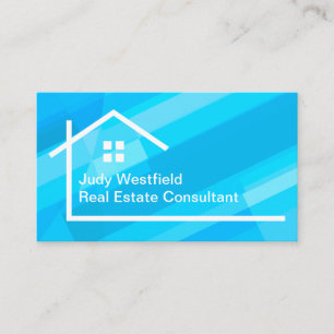 Carte De Visite Thème d'agent consultant en immobilier
