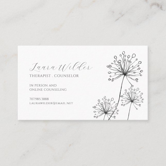 Carte De Visite Thérapeute Conseiller (Devant)