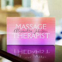 Thérapeute de massage en métal brossé Arc-en-ciel