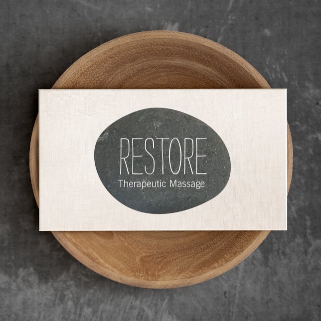 Carte De Visite Thérapeute de massage et professeur de méditation (Créateur téléchargé)