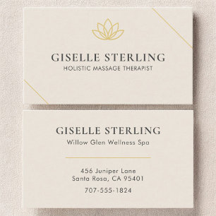 Carte De Visite Thérapeute en massage holistique