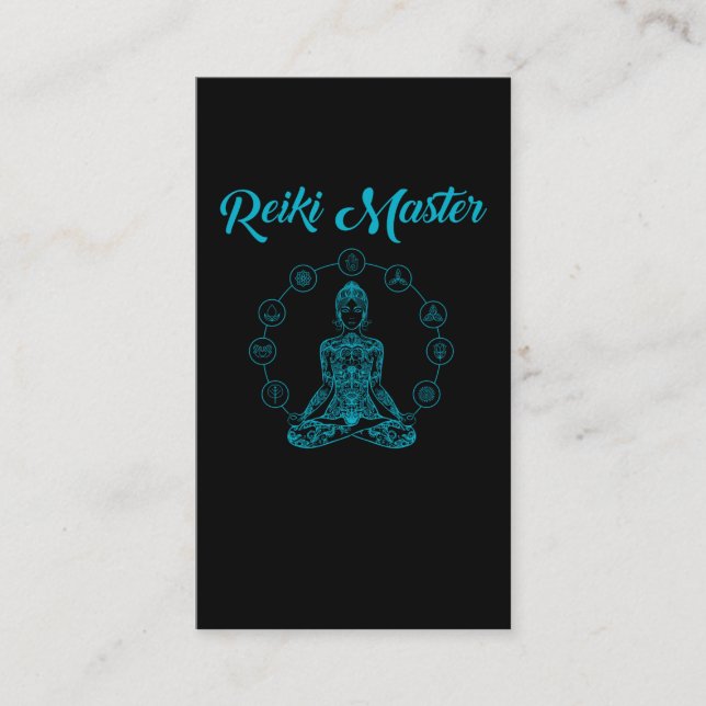 Carte De Visite Thérapie de Méditation de l'énergie du Reiki spiri (Devant)