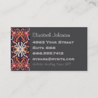 Carte De Visite Thérapie holistique de massage