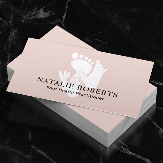 Carte De Visite Thérapiste de massage de pied Podiatriste Pieds Sp (Créateur téléchargé)