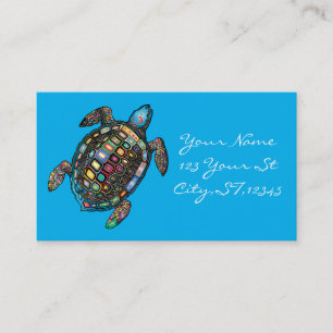 Carte De Visite Thunder_Cove des tortues de mer