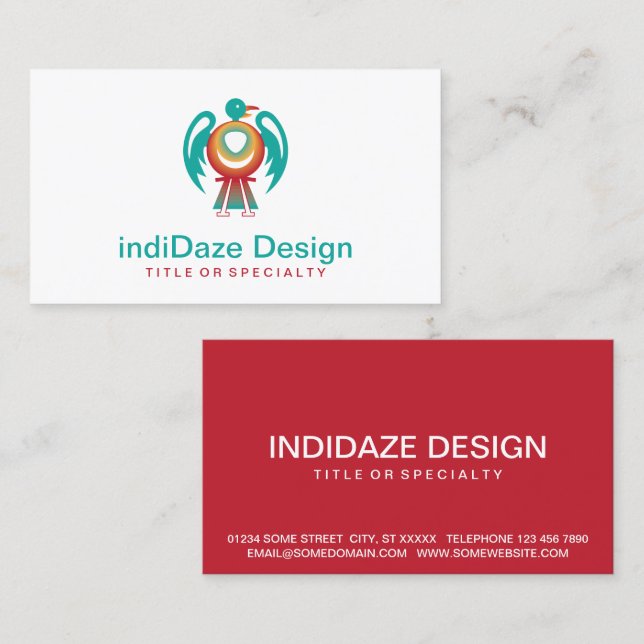 Carte De Visite thunderbird v2 (Devant / Derrière)