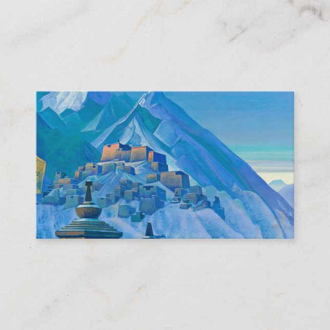 Carte De Visite Tibet, Himalaya, 1933 par Nicholas Roerich (Devant)