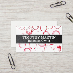 Carte De Visite Tige à vin   Domaine