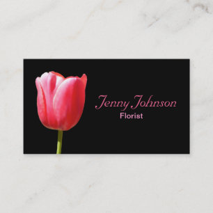 Carte De Visite Tige simple élégante faite sur commande de tulip