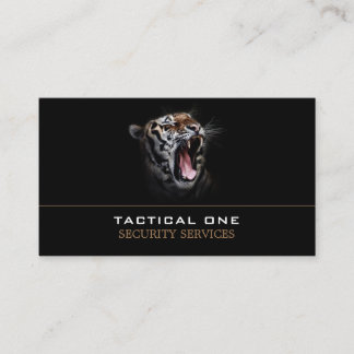 Carte De Visite Tiger, Service de sécurité